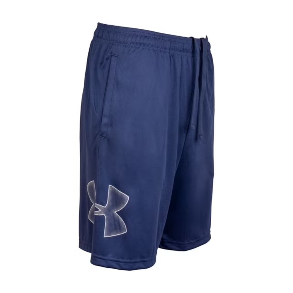 Under Armour Mens Tech Graphic Short Size L Navy Blue 1306443-409